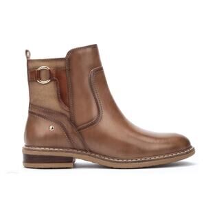 Pikolinos Aldaya Booties Siena Calfskin Leather Size 5.5/6 US NIB Gold Detail